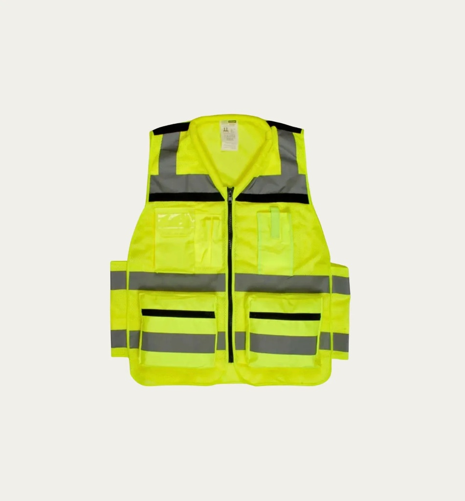 [2233] Hi-Vis Safety Vest (EN 20471) (yellow, fabric)
