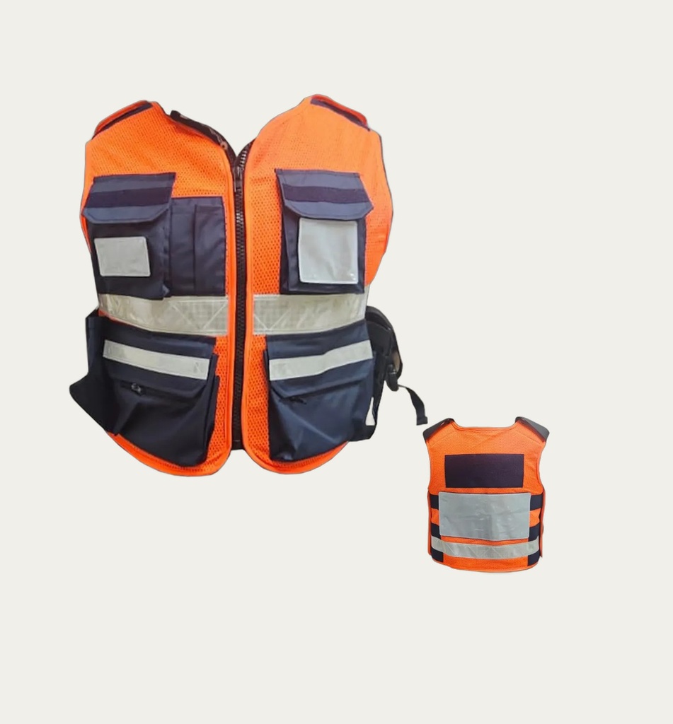 [4084] Hi-Vis Command Vest (yellow)