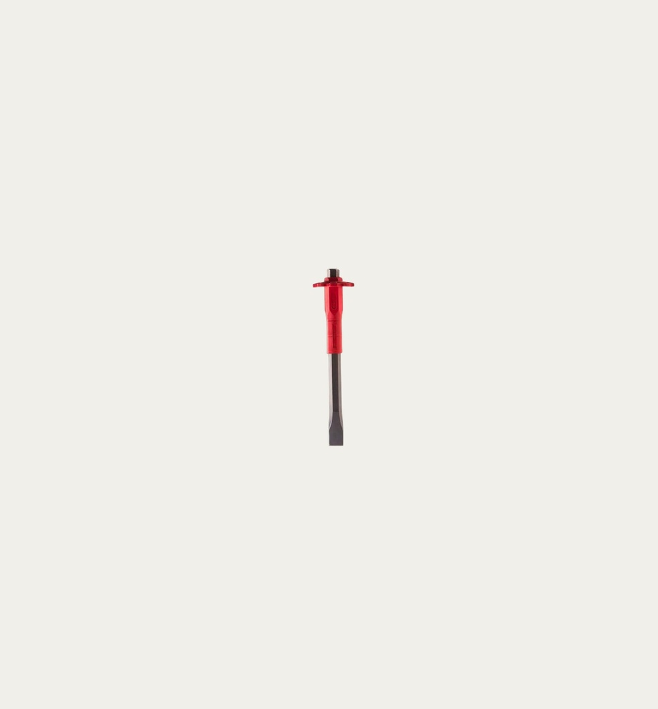 [1404] Flat Chisel, 30 cm (with Hand Guard)