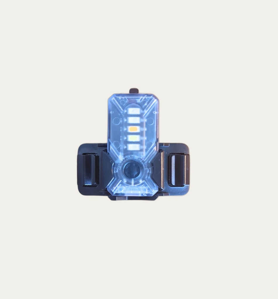 פנס גוף לד נטען 5 אורות נצנץ NITCORE NU07