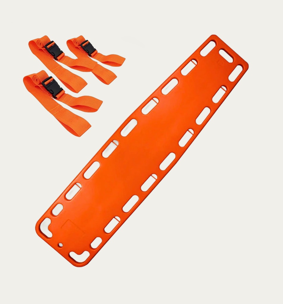 Spine Board with 3 Straps